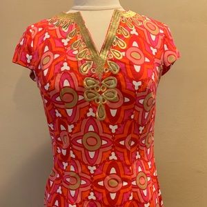 Retro Style Embroidered Dress